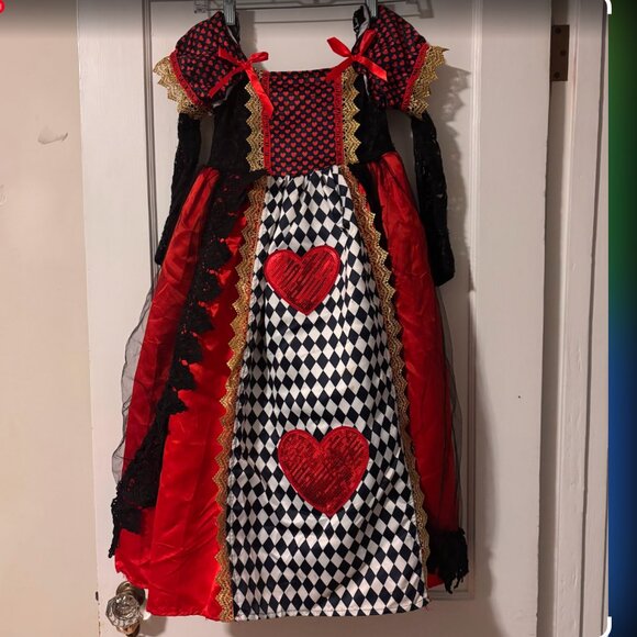 Trish Scully QUEEN OF HEARTS GIRLS COSTUME 6 - Picture 5 of 6